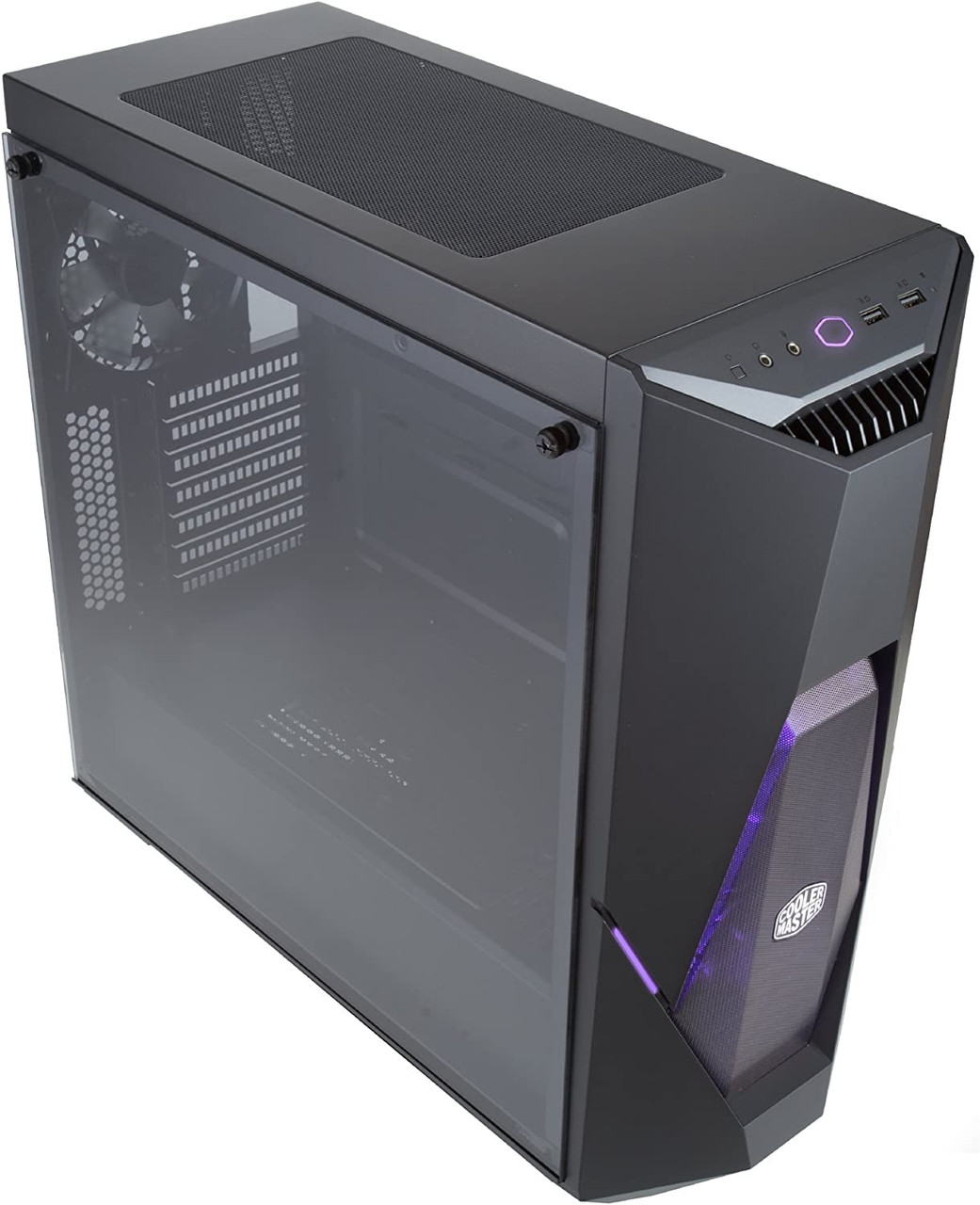 Master Case Box Cooler Master MasterBox K500 Black ATX Mid Tower Case Desktop Computer ...
