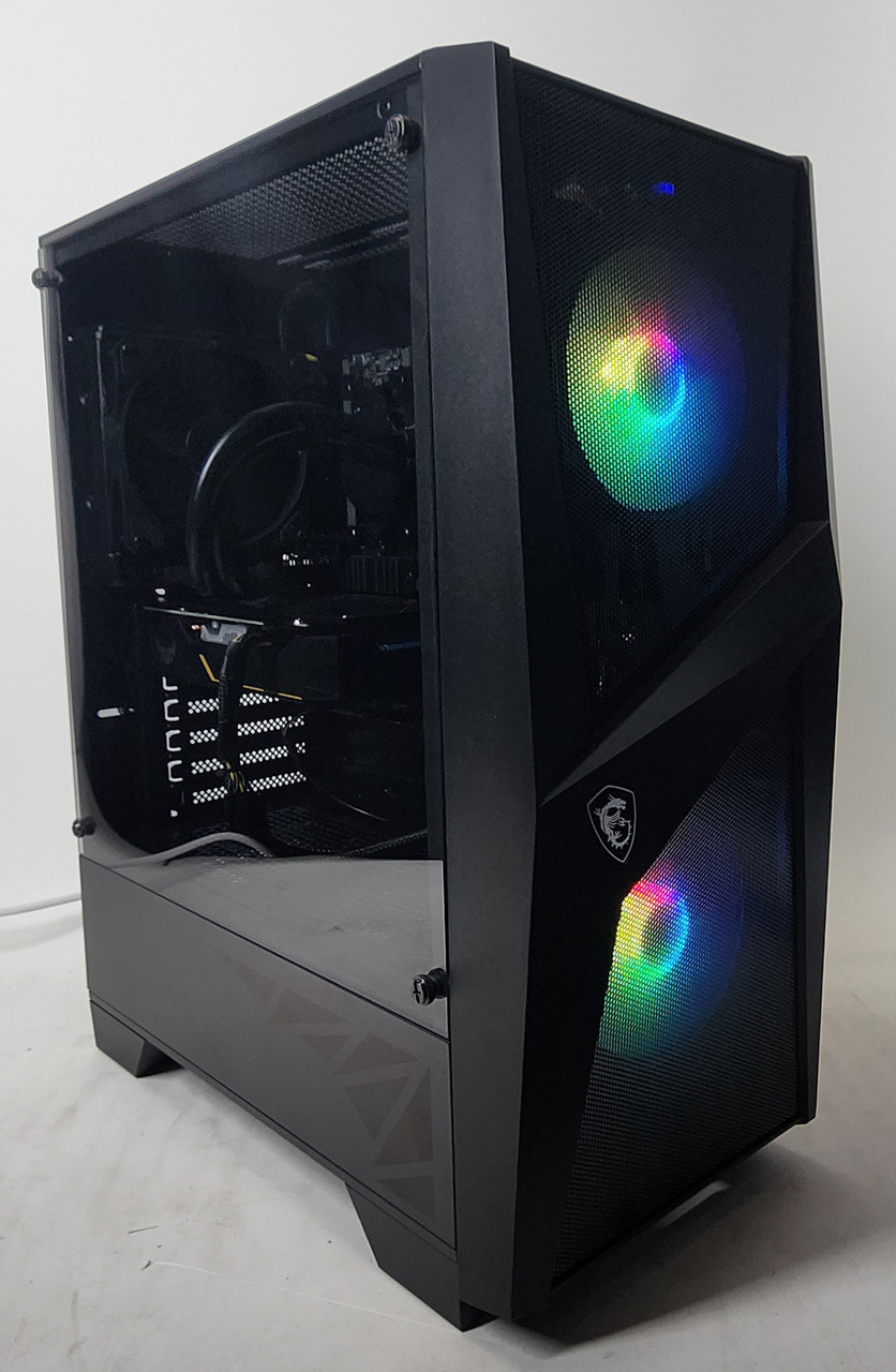 Gaming PC Ryzen 5 5600X 16GB RAM 512GB NVME M.2 SSD GTX 1660 Ti 8GB Computer