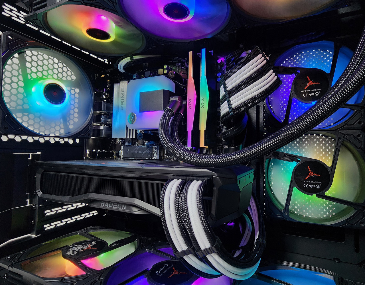 Gaming PC Ryzen 9 7900X 4.4GHz RAM RX 7900 XT 20GB RGB Computer CHQstore