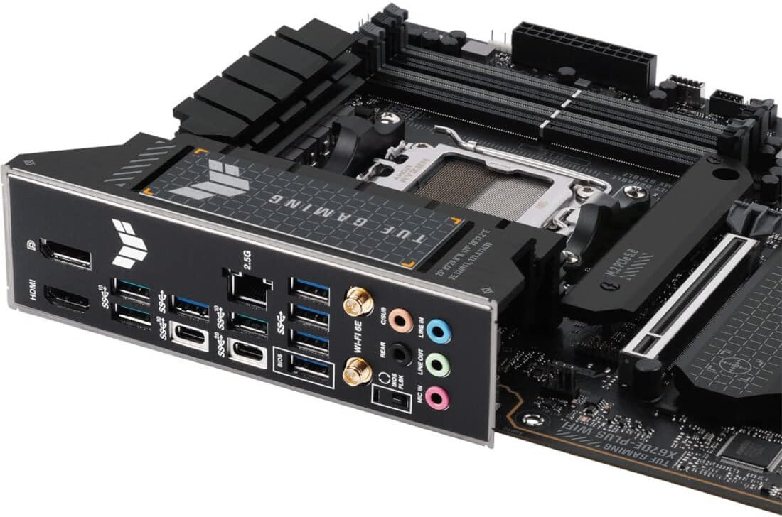 ASUS TUF GAMING X670E-PLUS WIFI AMD AM5 ATX Desktop Motherboard
