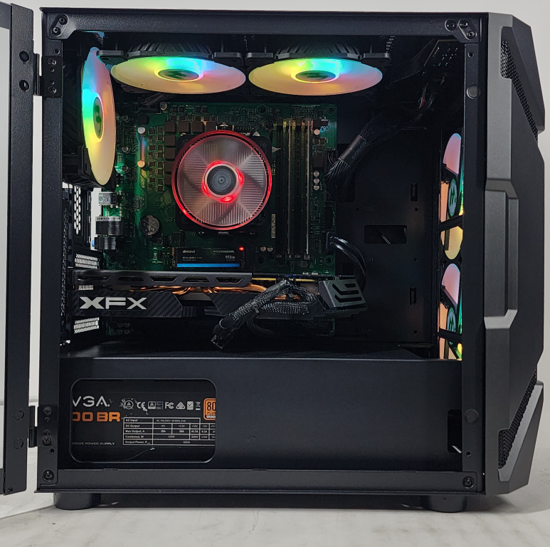 Gaming PC Ryzen 5 3600 4.2GHz 16GB RAM 512GB SSD RX 580 8GB Win10 ...