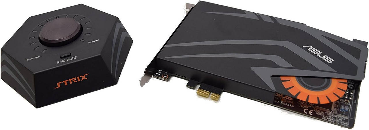 ASUS Strix RAID DLX 7.1 Gaming Sound Card with High Performance Headphone  Amp