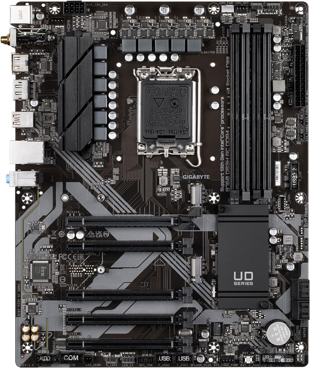 Gigabyte B760 DS3H carte mère Intel B760 Express LGA 1700 ATX