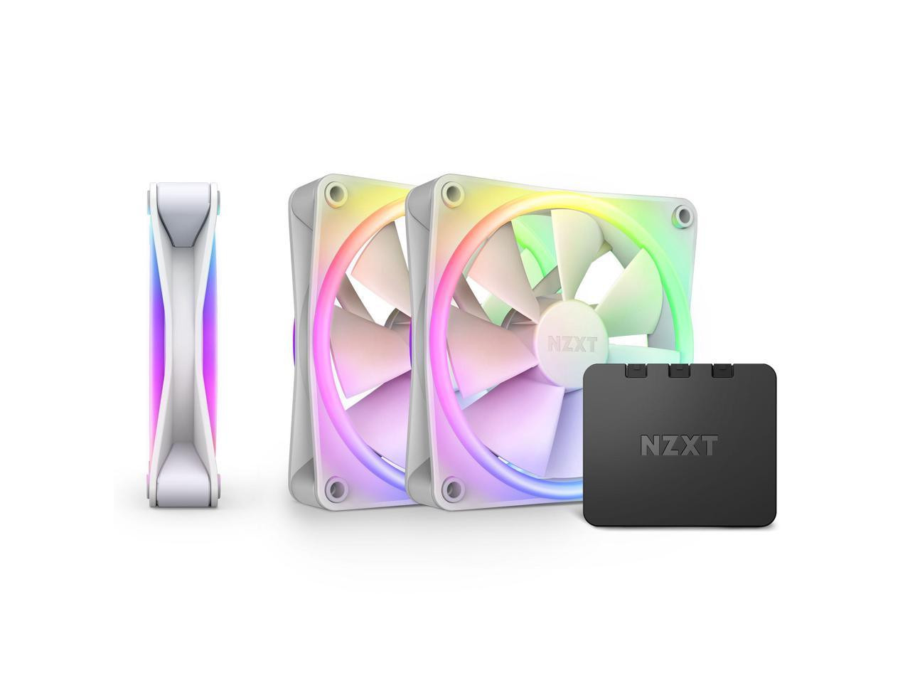 NZXT F120 RGB Duo Triple Pack-3x120mm RGB Fans with RGB Controller Black -  CHQstore