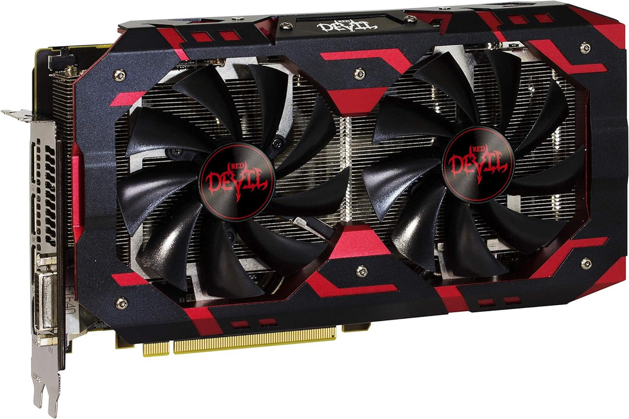 PowerColor Radeon RX 590 8GB Red Devil GDDR5 Video Graphics Card GPU ...