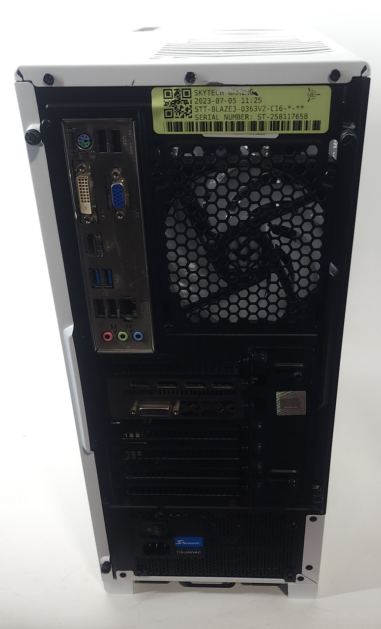 Gaming PC i7-3770 3.9GHz 16GB RAM 128GB SSD 1TB HDD RX 580 8GB