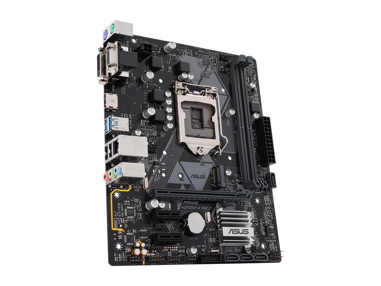 ASUS PRIME H310M-A R2.0/CSM Intel H310 1151 LGA ATX M.2 Desktop