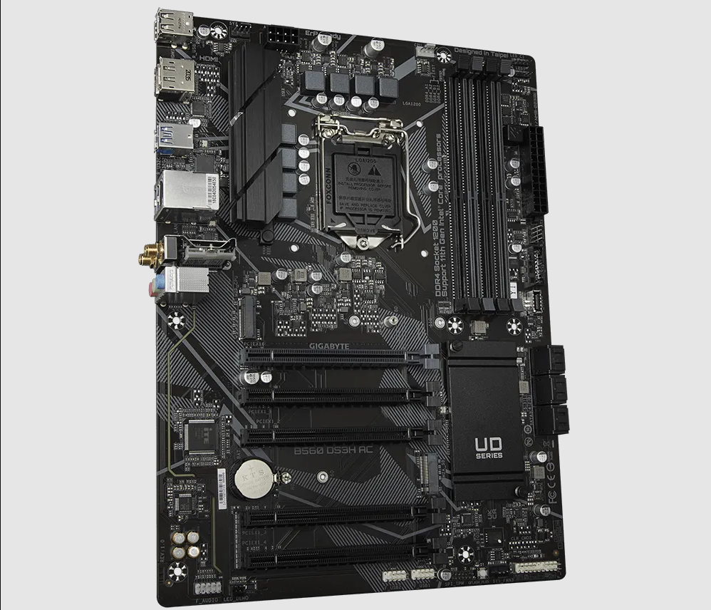 GIGABYTE B560 DS3H AC-Y1 Intel LGA 1200 B560 ATX M.2 Desktop