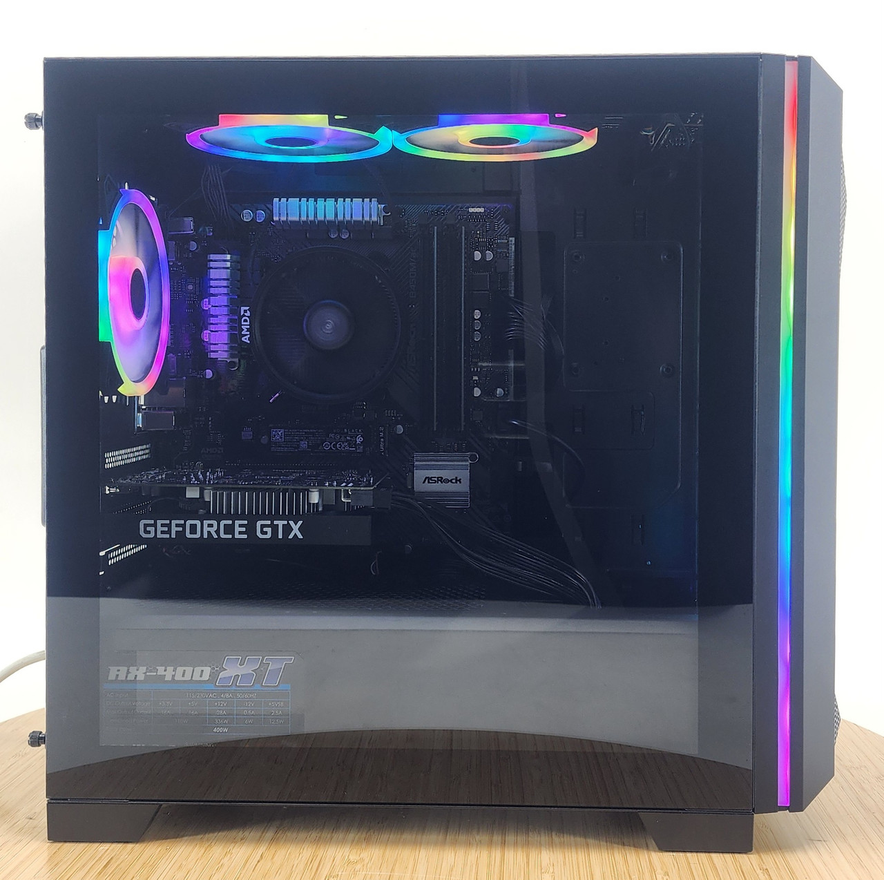 Gaming PC Ryzen 7 PRO 2700 16GB RAM 256GB SSD + 1TB HDD GTX 1650 