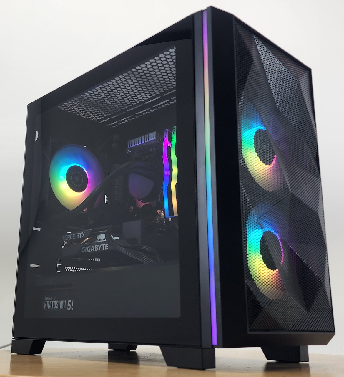 Gaming PC Ryzen 5 3600 16GB RAM 256GB SSD + 1TB HDD RTX 3050 8GB Win11 ...