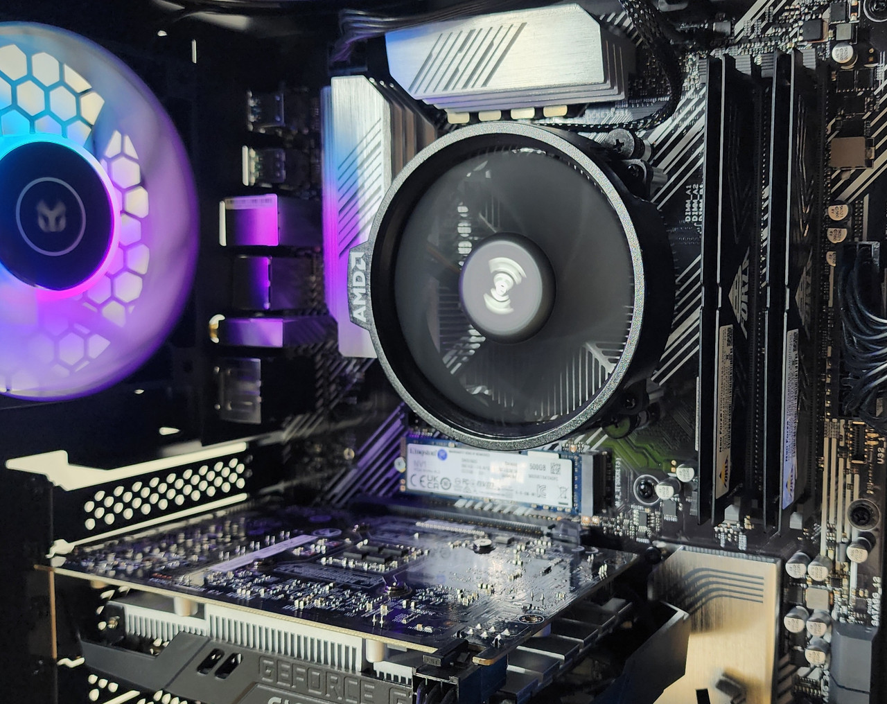 Gaming PC Ryzen 5 3600 16GB RAM 500GB SSD GTX 1650 4GB Windows 11 