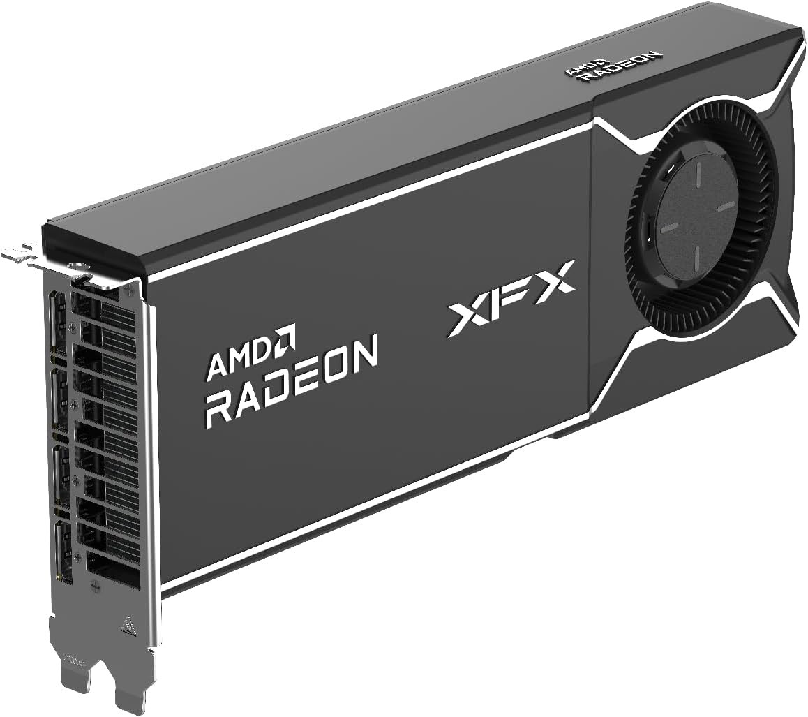 Amd Radeon Mt XFX AMD Radeon AI Pro R9700 32GB GDDR6 RX-97XPROAIY Workstation ...
