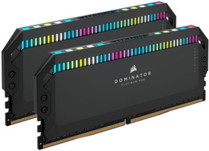 CORSAIR DOMINATOR PLATINUM RGB DDR5 RAM 64GB (2x32GB) 5200MHz CL40 Desktop RAM