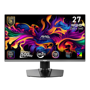 MSI MAG 272QP QD-OLED X50 26.5" 2K WQHD (2560 x 1440) 500Hz Gaming Monitor