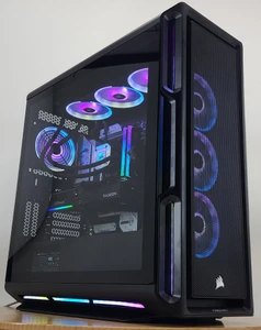 Gaming PC Ryzen 9 9950X 32GB RAM 2TB SSD RX 9070 16GB Windows 11 Computer