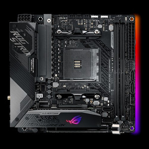 ASUS ROG STRIX X570-I GAMING AMD AM4 Mini-ITX M.2 Desktop Motherboard A ASUS ROG STRIX X570-I GAMING AMD AM4 Mini-ITX M.2 Desktop Motherboard A