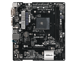 ASRock B450M-HDV AMD Socket B450 AM4 MicroATX M.2 Desktop Motherboard A Reconditioned ASRock B450M-HDV AMD Socket B450 AM4 MicroATX M.2 Desktop Motherboard A Reconditioned