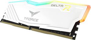 TEAMGROUP T-Force Delta White RGB DDR4 16GB (1x16GB) 3200MHz CL16 RAM Memory TEAMGROUP T-Force Delta White RGB DDR4 16GB (1x16GB) 3200MHz CL16 RAM Memory