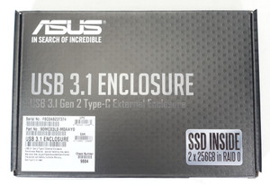 ASUS 512GB External SSD USB 3.1 Gen 2 Type-C External Drive Enclosure ASUS 512GB External SSD USB 3.1 Gen 2 Type-C External Drive Enclosure