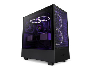 NZXT H5 Flow CC-H51FB-01 Black ATX Mid Tower Tempered Glass Computer Case NZXT H5 Flow CC-H51FB-01 Black ATX Mid Tower Tempered Glass Computer Case