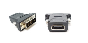 HDMI to DVI Adapter - HDMI Female to DVI Male 2 Pack HDMI to DVI Adapter - HDMI Female to DVI Male 2 Pack