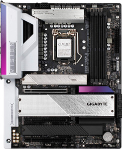 Gigabyte Z590 VISION G Intel LGA 1200 Z590 ATX M.2 Desktop Motherboard A Gigabyte Z590 VISION G Intel LGA 1200 Z590 ATX M.2 Desktop Motherboard A