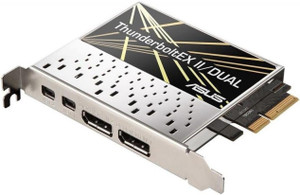 ASUS ThunderboltEX II Dual Expansion Card - Thunderbolt 2 PCIE 2.0 x4 ASUS ThunderboltEX II Dual Expansion Card - Thunderbolt 2 PCIE 2.0 x4