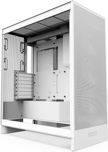 NZXT H7 Flow CM-H72FW-01 White ATX Mid Tower Tempered Glass Computer Case NZXT H7 Flow CM-H72FW-01 White ATX Mid Tower Tempered Glass Computer Case