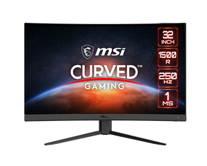 MSI G32C4XS 31.5" 1ms 1920 x 1080 (FHD) 250Hz Curved Gaming Monitor MSI G32C4XS 31.5" 1ms 1920 x 1080 (FHD) 250Hz Curved Gaming Monitor