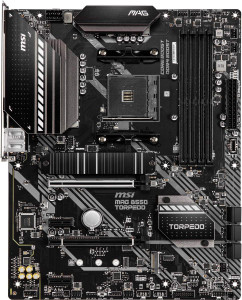 MSI MAG B550 TORPEDO AMD AM4 DDR4 ATX Desktop Motherboard MSI MAG B550 TORPEDO AMD AM4 DDR4 ATX Desktop Motherboard