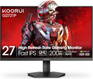 KOORUI 27" 200Hz 1ms Fast IPS WQHD (2560 x 1440p) Gaming Monitor