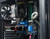 Custom Gaming PC Computer FX-4300 3.8GHz 8GB 256GB 2.5" SSD 1 TB HDD RX 460 2GB Cougar MX330 Black Reconditioned