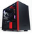 RGB Gaming PC Computer Ryzen 7 5800X 3.8GHz 32GB 1 TB NVME M.2 SSD RTX 3070 8GB NZXT H210i Black/Red Reconditioned