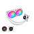 ASUS ROG Strix LC II 240 ARGB White Edition All-in-one AIO Liquid CPU Cooler ASUS ROG Strix LC II 240 ARGB White Edition All-in-one AIO Liquid CPU Cooler