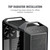 Cooler Master MasterCase MC500 ATX Mid Tower Black 2 Fan Gaming Computer Case Reconditioned