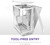 NZXT H6 Flow CC-H61FW-R1 White ATX Mid Tower RGB Desktop Computer Case