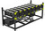 Veddha 8-GPU Mining Case Aluminum Stackable Mining Rig Open Air Frame Case