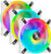 Corsair iCUE QL120 RGB 120mm PWM White Fan Triple Fan with Lighting Node Core Corsair iCUE QL120 RGB 120mm PWM White Fan Triple Fan with Lighting Node Core