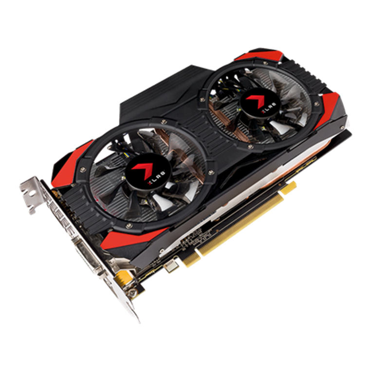 PNY GeForce GTX 1060 3GB XLR8 OC Dual Fan VCGGTX10603XGPB-OC-BB Video Card GPU Reconditioned