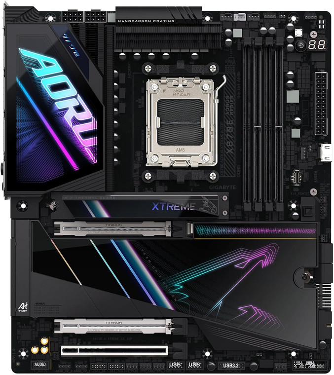 GIGABYTE X870E AORUS Xtreme AI TOP AMD AM5 DDR5 Desktop Motherboard
