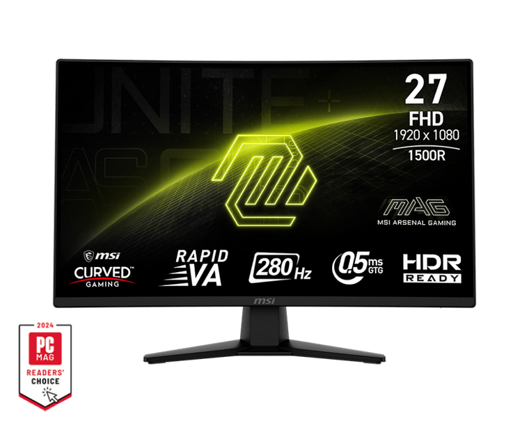 MSI MAG 274CXF 27" 1920x1080 (FHD) 280Hz Gaming Monitor