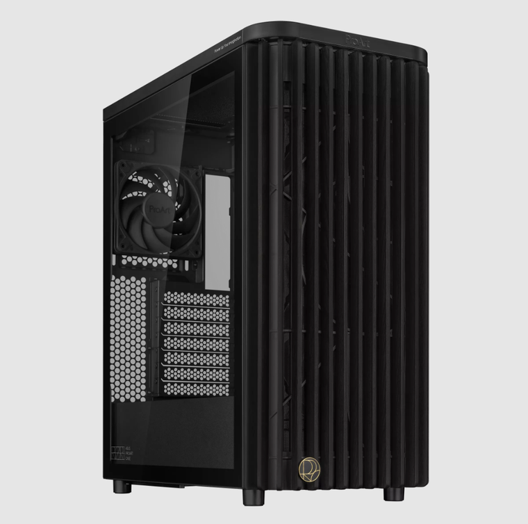 ASUS ProArt PA401 Wood Edition ATX Mid-Tower Tempered Glass Computer Case