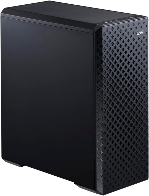XPG Defender ATX Mid Tower Chassis-Black-DEFENDER-BKCWW Desktop Computer Case