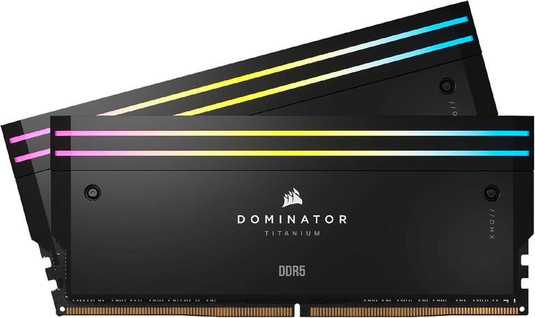 CORSAIR Dominator Titanium RGB DDR5 64GB (2x32GB) DDR5 6400MHz CL32 Desktop RAM