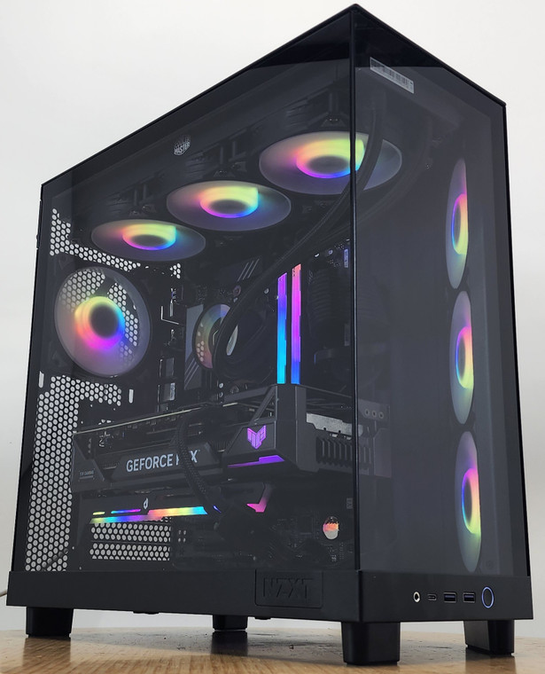 Gaming PC Ryzen 7 7800X3D 32GB RAM 1TB SSD RTX 4070 Ti 12GB Windows 11 Computer