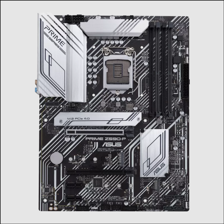 ASUS PRIME Z590-P Intel LGA 1200 Z590 ATX M.2 Desktop Motherboard B