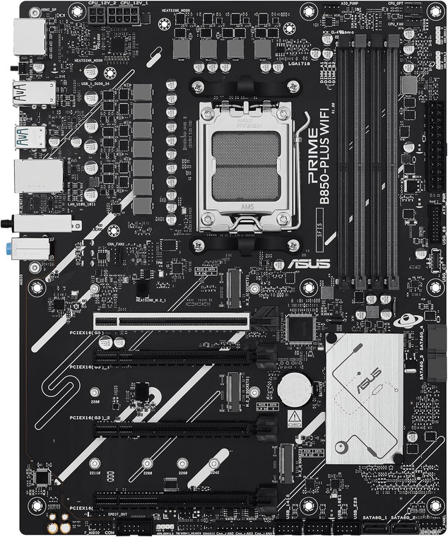 ASUS Prime B850-PLUS WiFi AMD AM5 AMD DDR5 ATX Desktop Motherboard