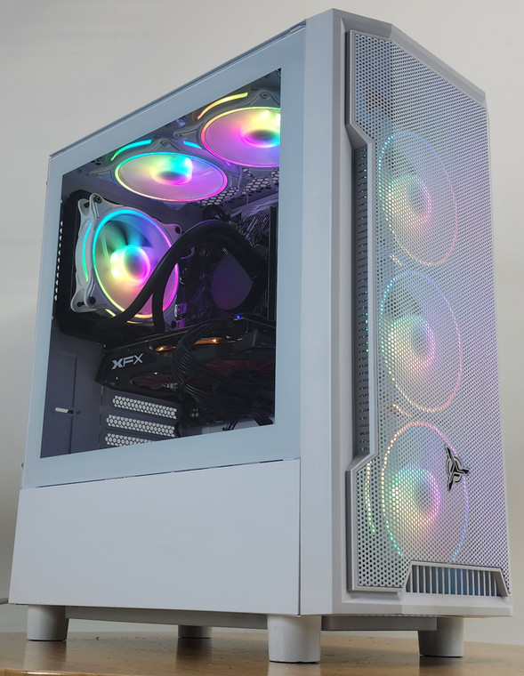 Gaming PC i3-10105F 8GB RAM 128GB SSD + 500GB HDD RX 570 8GB Windows 11 Computer
