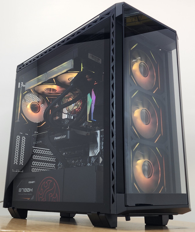Gaming PC Ryzen 7 5700X 16GB RAM 1TB SSD 9060 XT 16GB Windows 11 Computer
