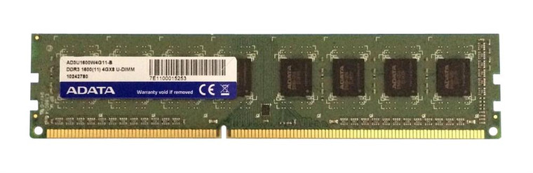 ADATA 4GB DDR3 U-DIMM 4GB DDR3 1600MHz Desktop Memory